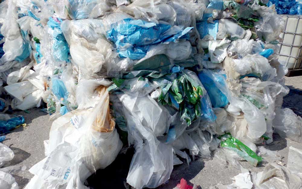 recycling post industrial film plastic forests