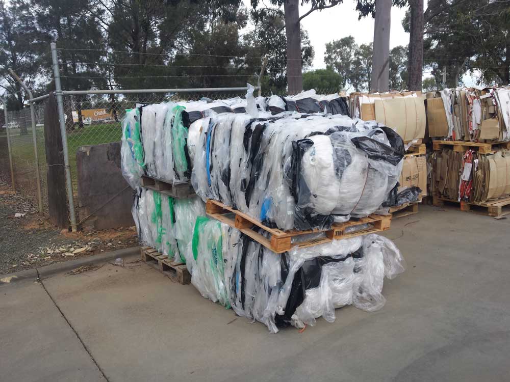 recycling post industrial film plastic forests