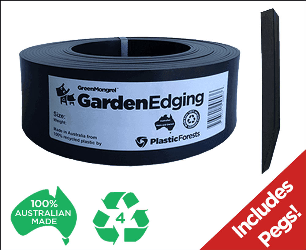 Garden Edging Kits PLASTIC FOREST GreenMongrel
