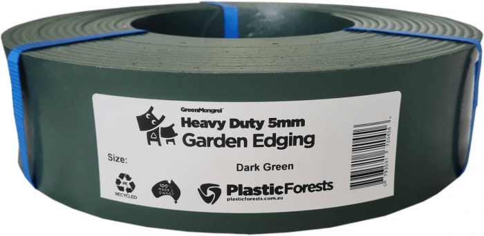 Heavy Duty Garden Edging - Dark Green