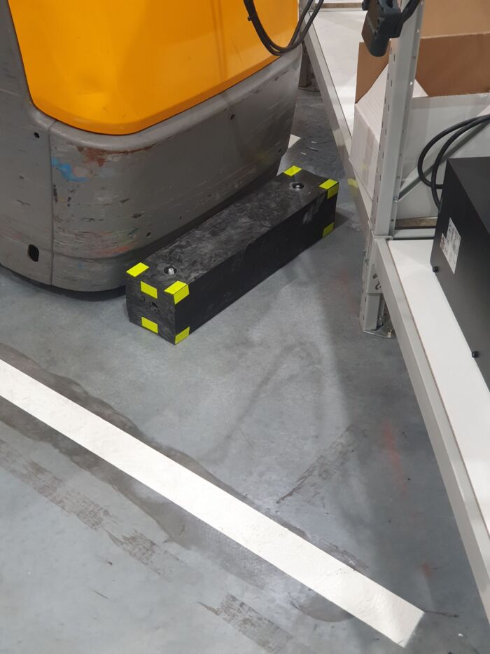 Forklift Stop - recycled plastic - Plastic Forests