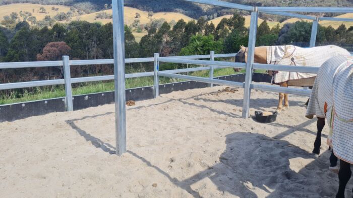 Horse Arena Edging - Black - 300mm high x 5mm thick - Recycled Plastic - Image 20