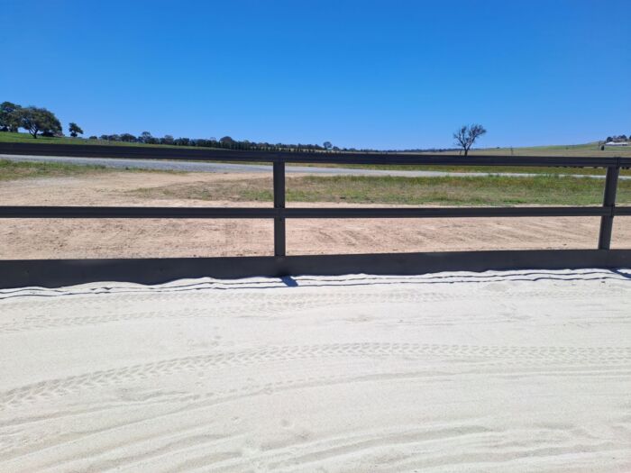 Horse Arena Edging - Black - 300mm high x 5mm thick - Recycled Plastic - Image 3