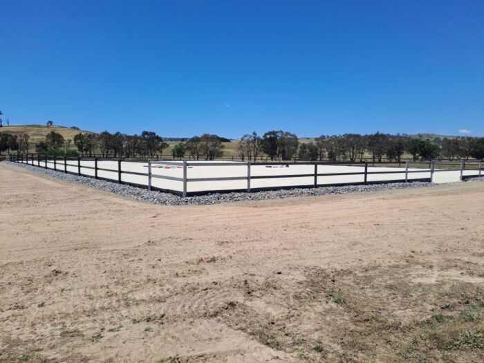 Horse Arena Edging - Black - 300mm high x 5mm thick - Recycled Plastic - Image 9