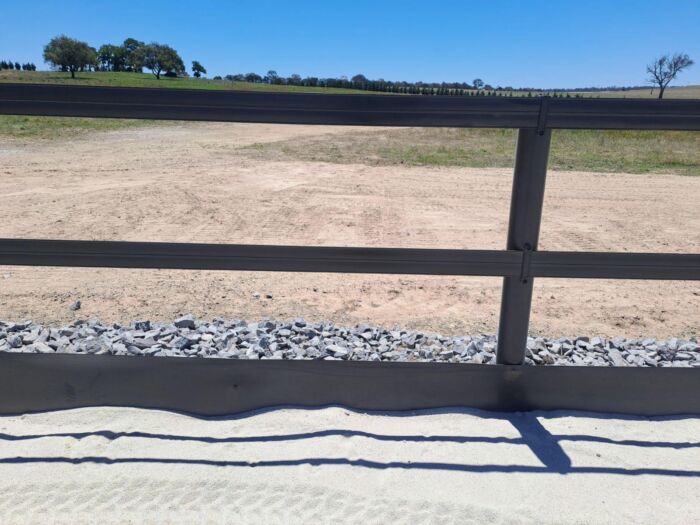 Horse Arena Edging - Black - 300mm high x 5mm thick - Recycled Plastic - Image 8